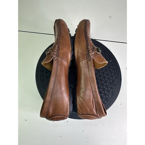 Cole Haan C09298 Men 9.5 M Cognac Leather Horsebit Dress Loafers Slip-on Shoe - Picture 5 of 10